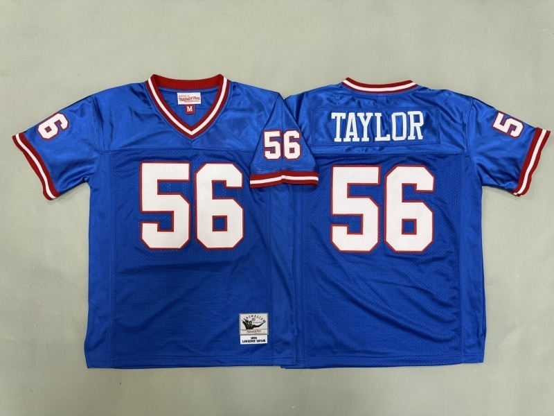 Youth New York Giants #56 Taylor Blue Throwback Limited Nike NFL Jersey 01->youth nfl jersey->Youth Jersey
